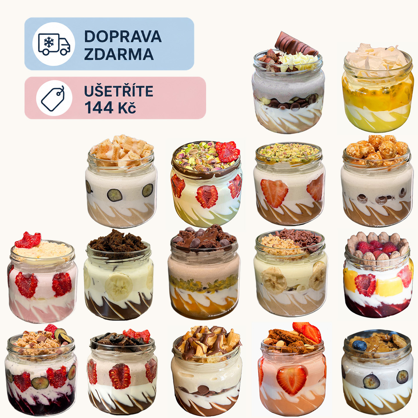 Kompletní sada 16ks + Doprava ZDARMA